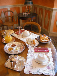 Le petit déjeuné d'hôte